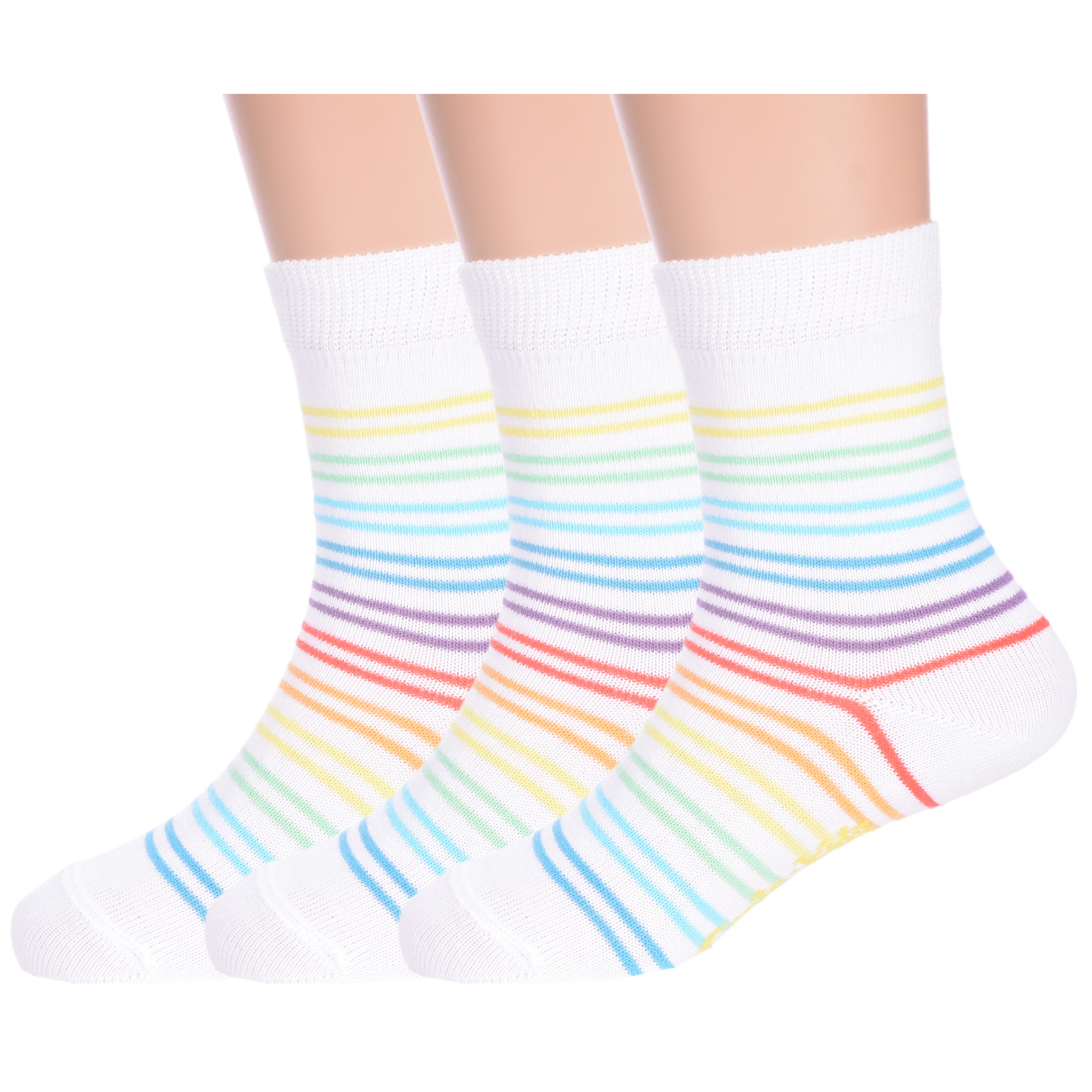 Носки детские NOSMAG 3-5С-11СП, рис. 256, белые, 12 носки детские nosmag 2 5с 11сп белые 20