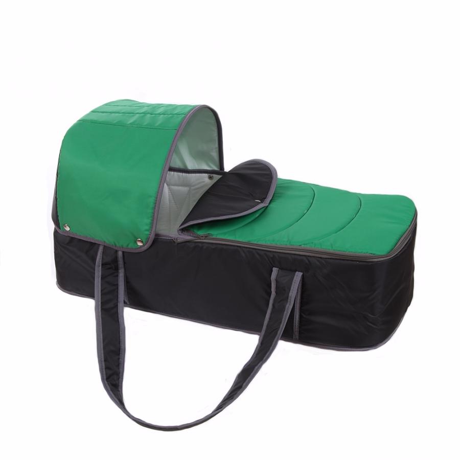 Люлька для коляски Карапуз Кокон зеленый, серый губка для купания карапуз maxi зеленый 55х30