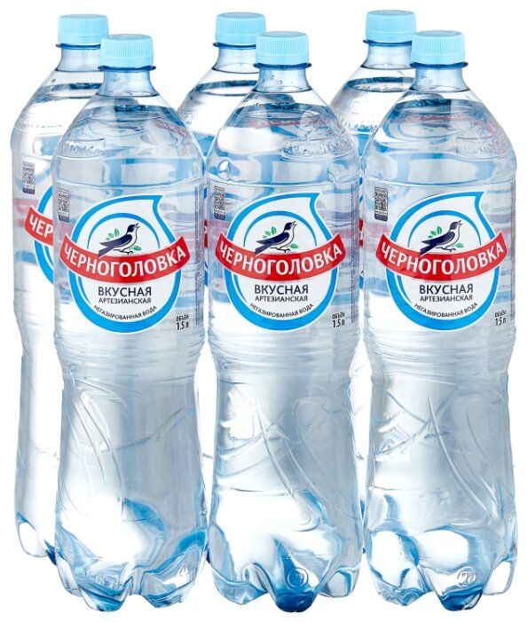Вода питьевая Черноголовка  негазированная 1,5 х 6 шт ПЭТ
