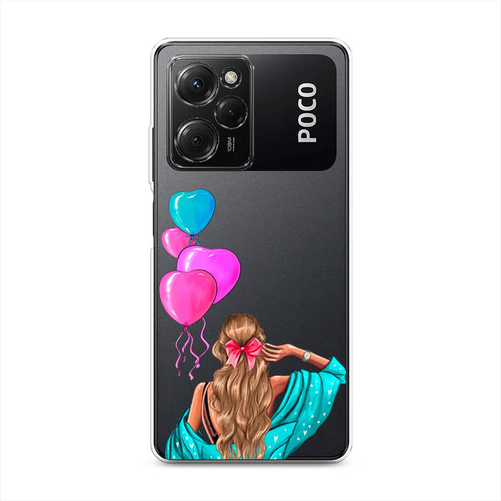 

Чехол Awog на Poco X5 Pro 5G "День Рождения", Голубой;розовый;бежевый, 318050-7
