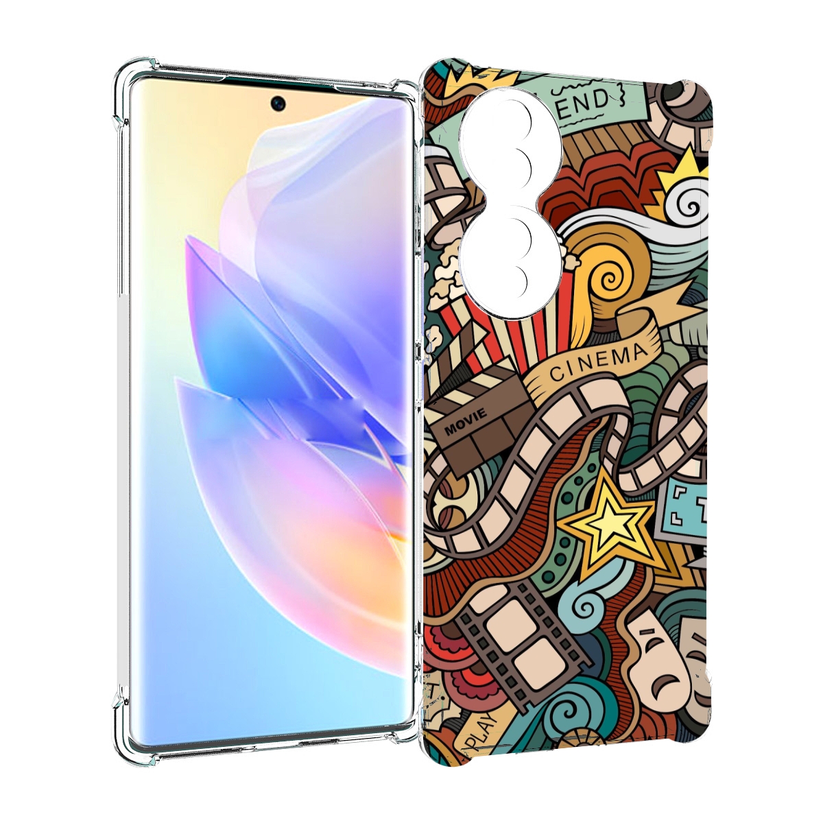 

Чехол MyPads любимое кино для Honor 70, Прозрачный, Tocco
