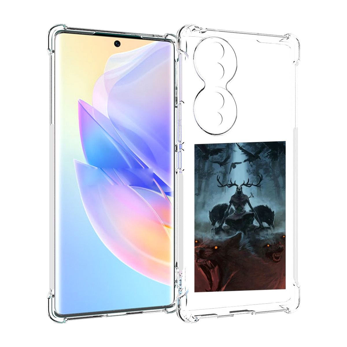 

Чехол MyPads лось демон для Honor 70, Прозрачный, Tocco