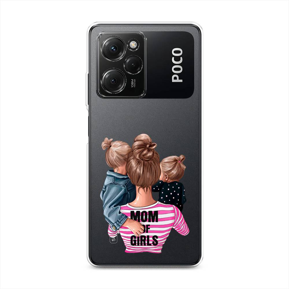 

Чехол Awog на Poco X5 Pro 5G "Mom of Girls", Разноцветный, 318050-6