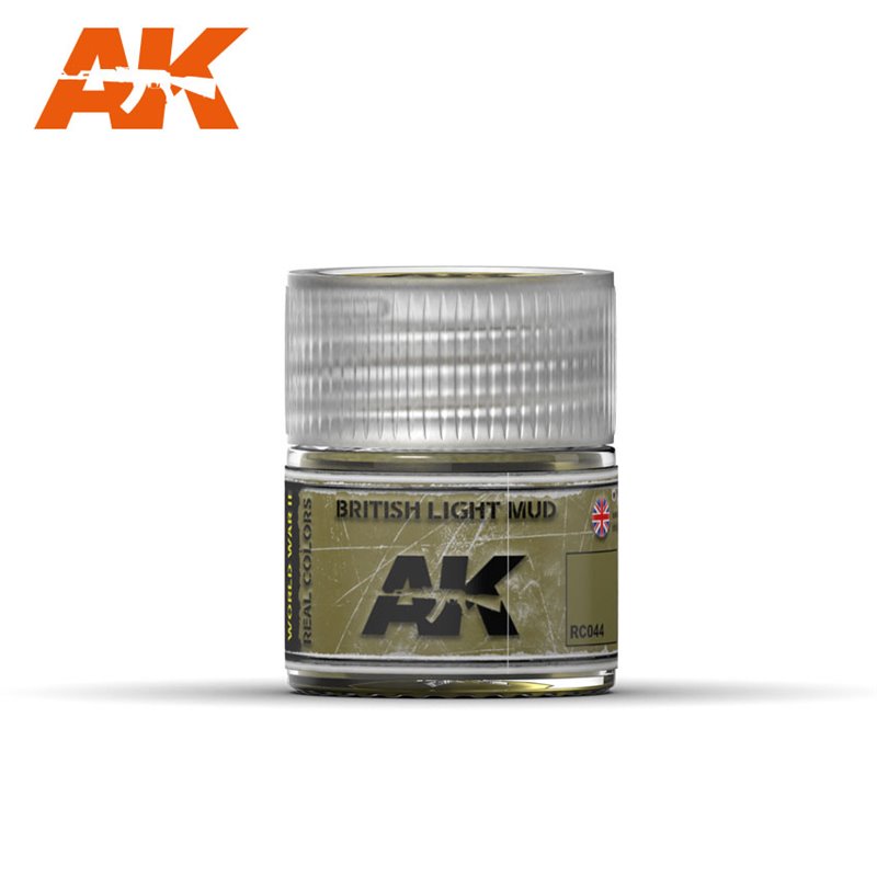 фото Краска акриловая ak interactive british light mud, 10 мл