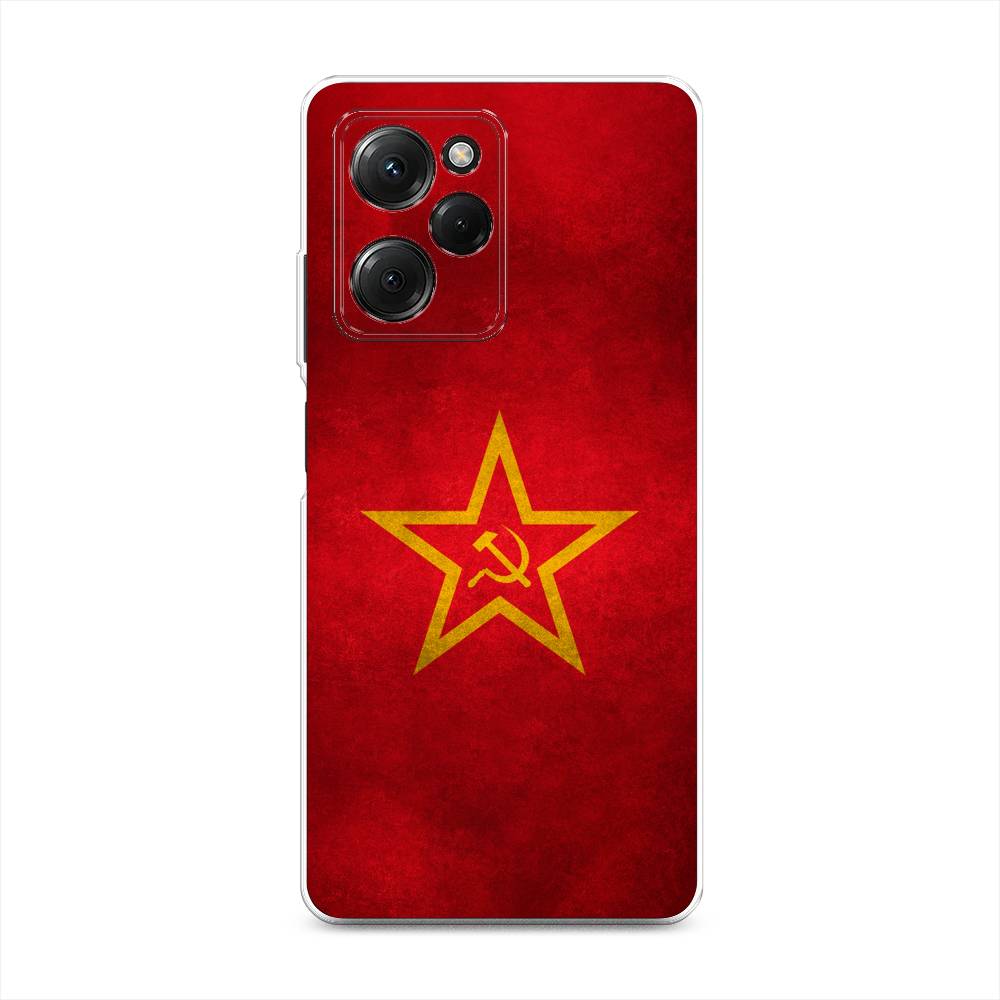

Чехол Awog на Poco X5 Pro 5G "Красное знамя", Желтый;красный, 318050-10