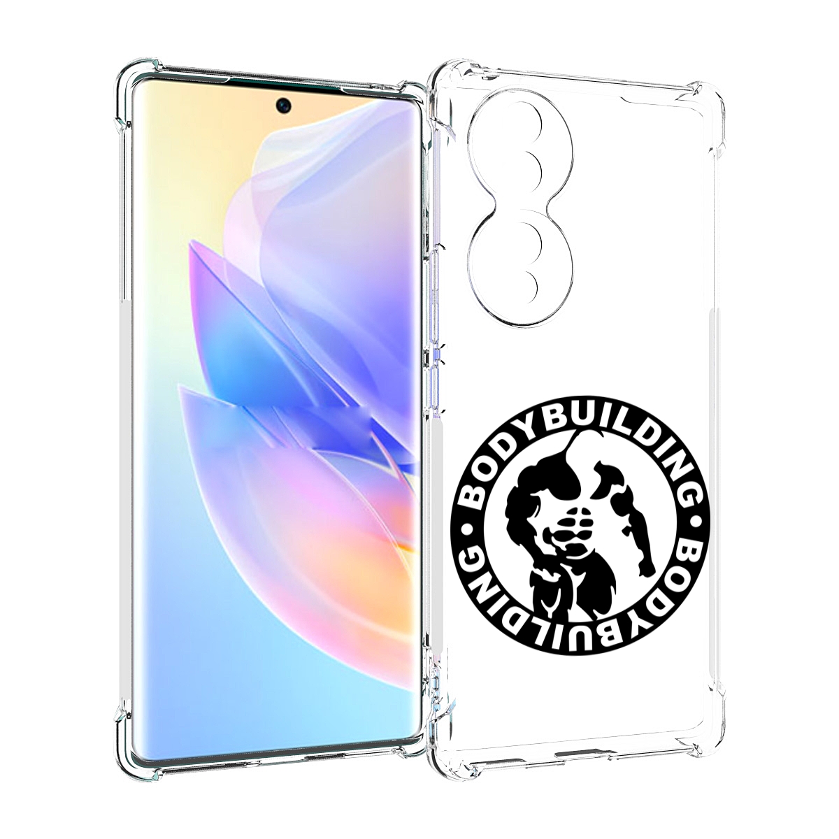 

Чехол MyPads бодибилдинг для Honor 70, Прозрачный, Tocco