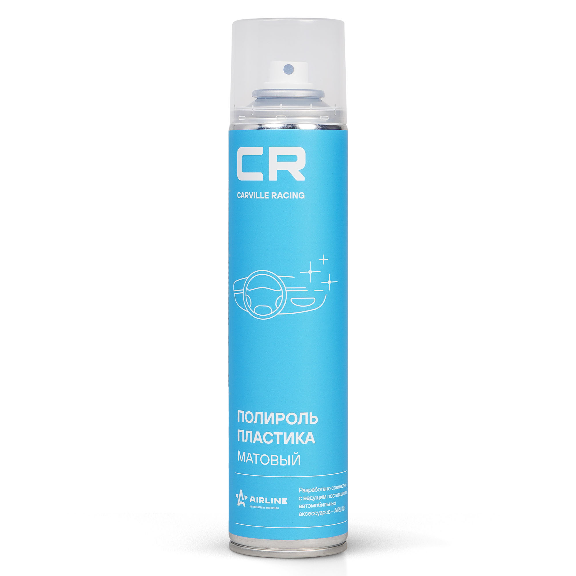 CARVILLE RACING S6301817 Полироль пластика CR матовый аэрозоль 400 ml S6301817 667₽