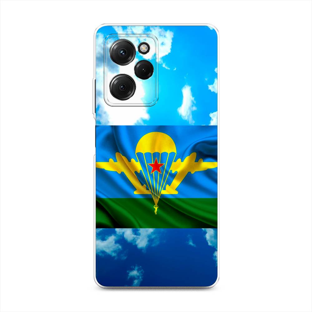 

Чехол Awog на Poco X5 Pro 5G "ВДВ флаг в небесах", Синий;зеленый;желтый, 318050-5