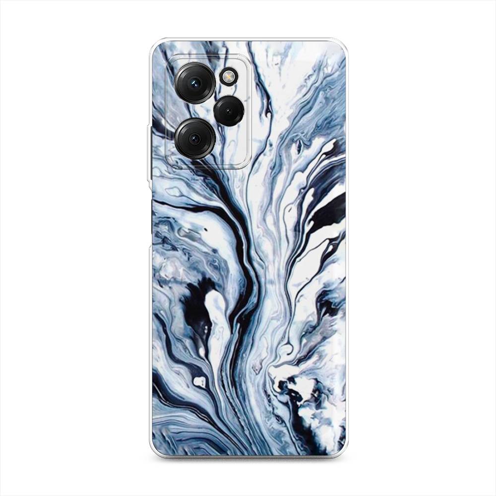 

Чехол Awog на Poco X5 Pro 5G "Голубой минерал мрамор", 318050-3