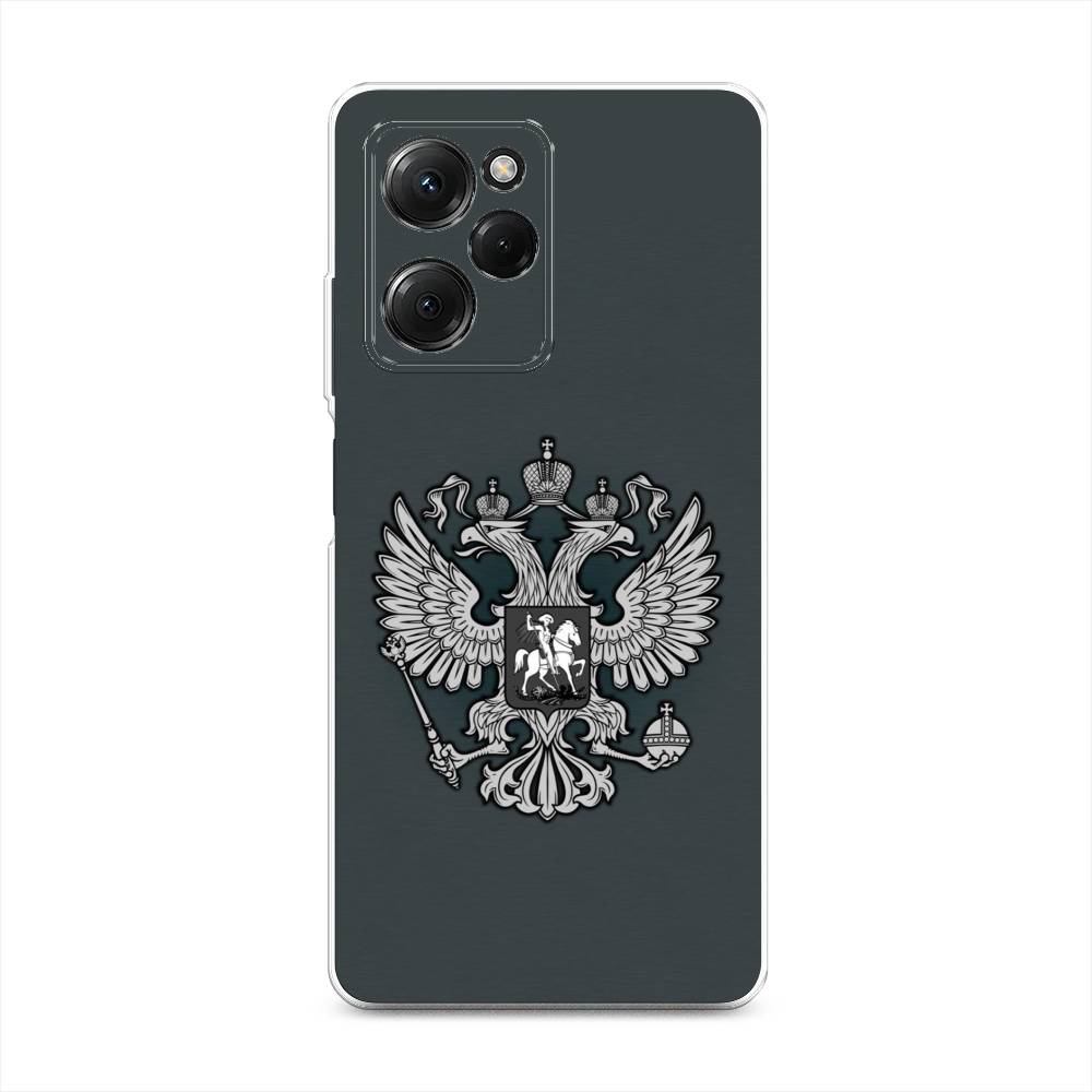 

Чехол Awog на Poco X5 Pro 5G "Герб России серый", 318050-5
