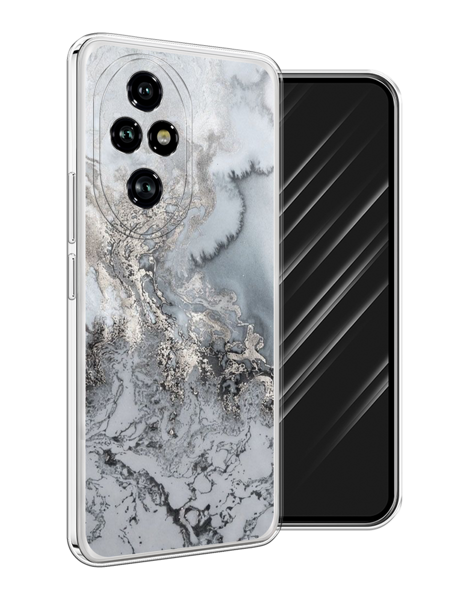 

Чехол Awog на Honor 200 Pro "Морозная лавина серая", Серый;серебристый, 6124850-1