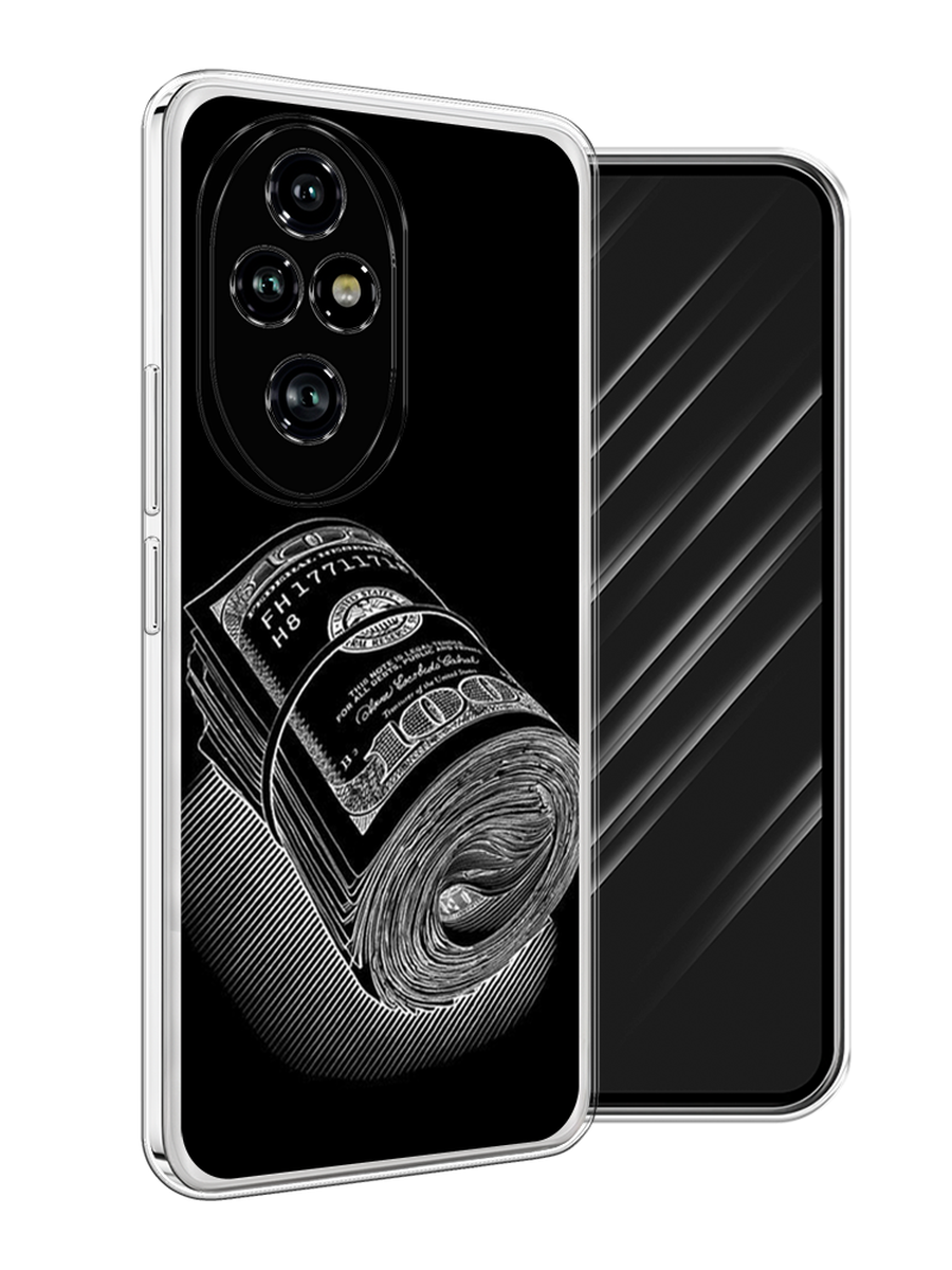 

Чехол Awog на Honor 200 Pro "Кубышка денег", Черный;серебристый, 6124850-1