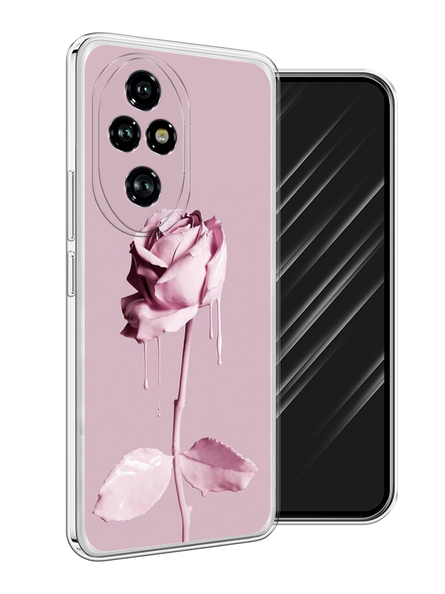 

Чехол Awog на Honor 200 Pro "Роза в краске", Белый;розовый, 6124850-1
