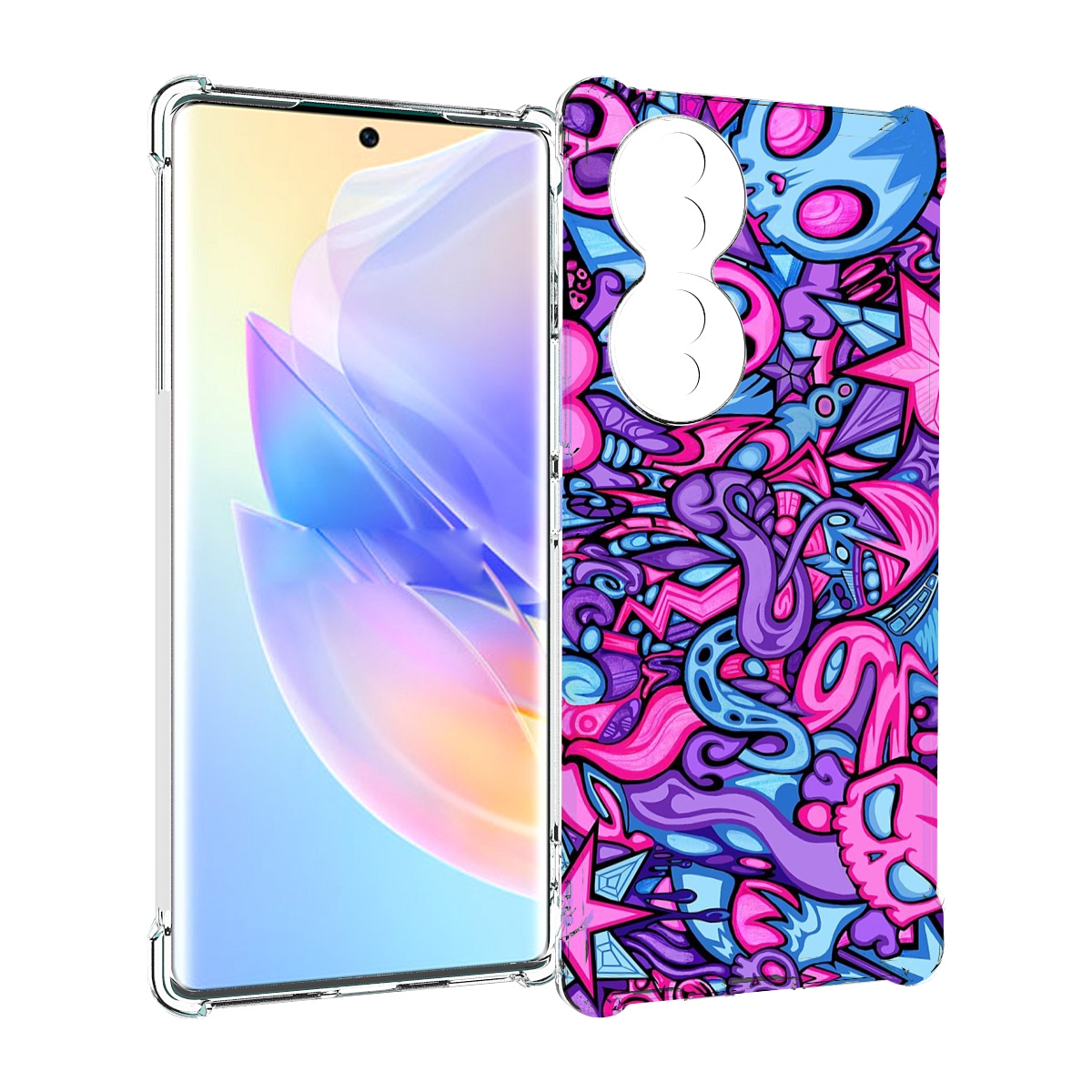 

Чехол MyPads крутой-паттерн для Honor 70, Прозрачный, Tocco