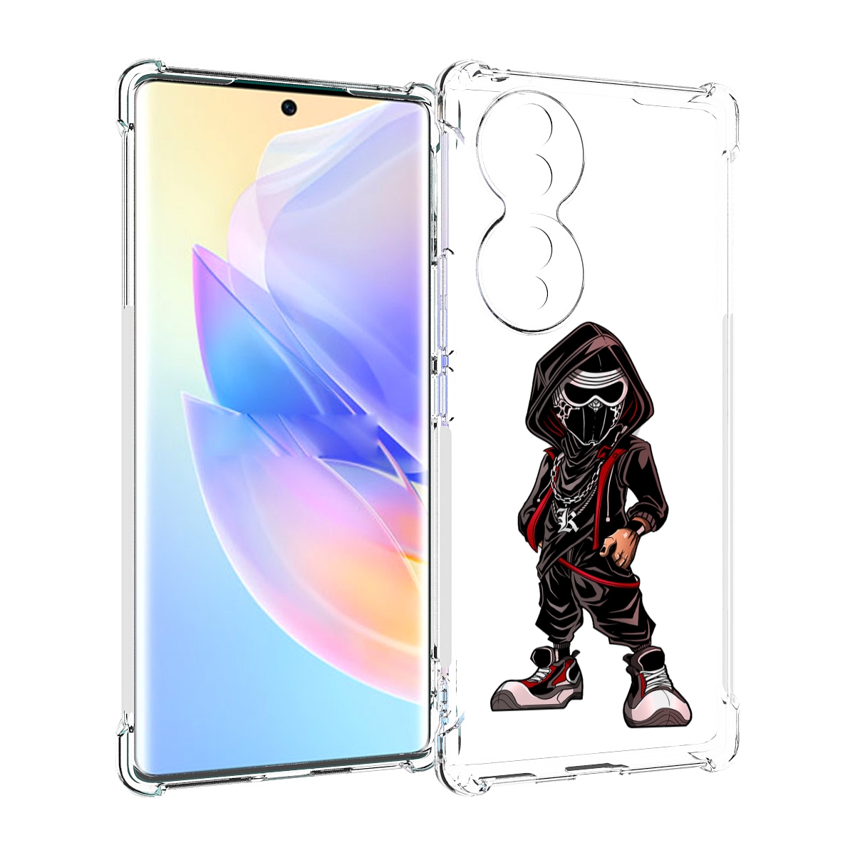 

Чехол MyPads крутой-ниндзя для Honor 70, Прозрачный, Tocco