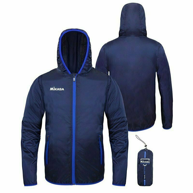 Куртка-ветровка унисекс MIKASA , арт. MT911-064-XL, р. XL, 100% нейлон, темно-синий