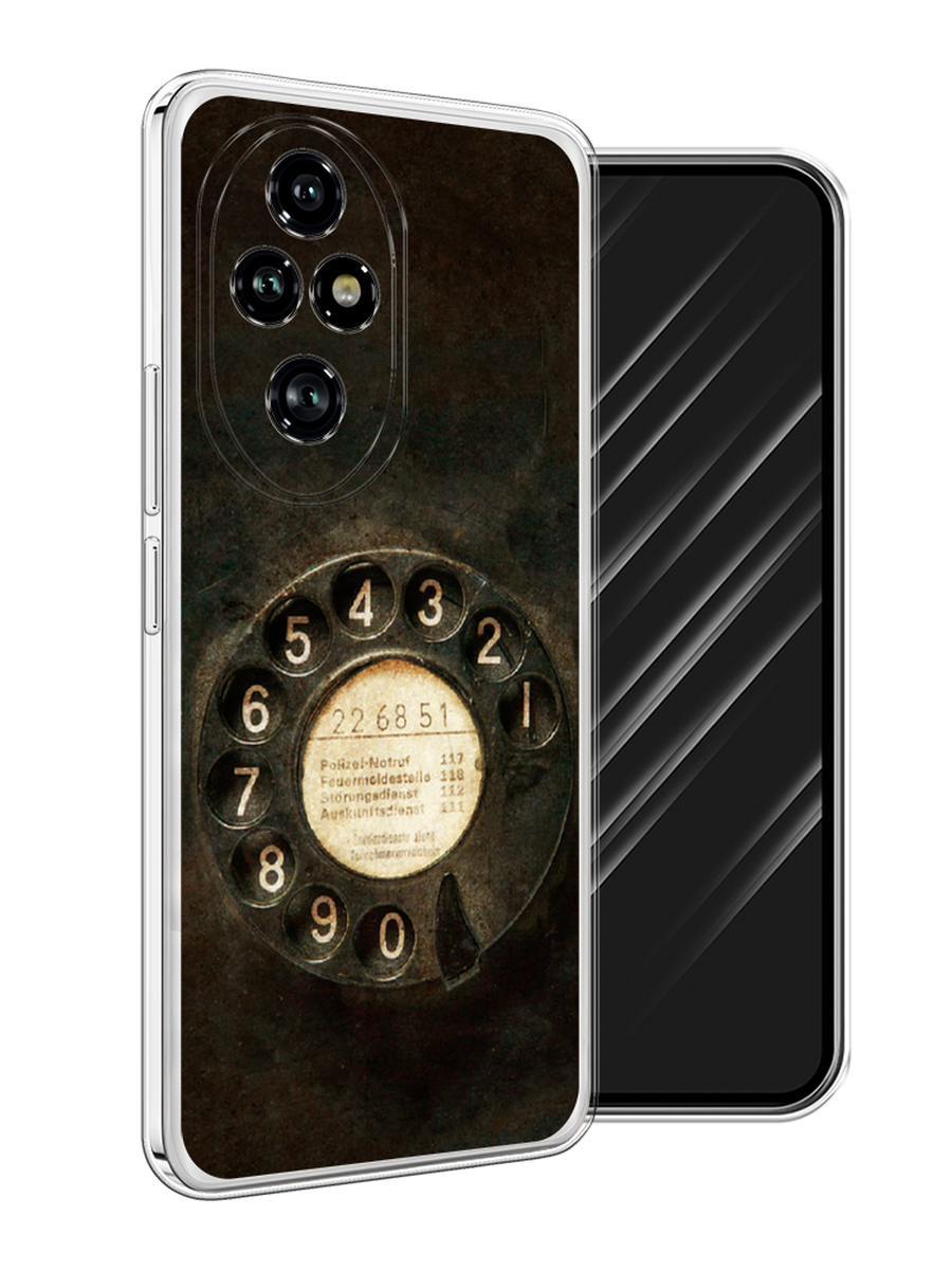 

Чехол Awog на Honor 200 Pro "Старинный телефон", Коричневый;бежевый;черный, 6124850-1