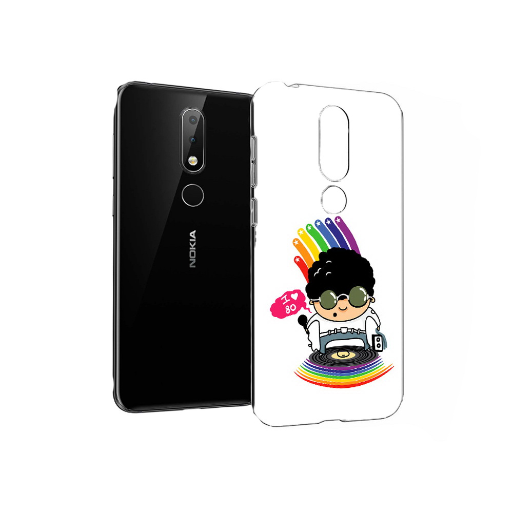 

Чехол MyPads Tocco для Nokia X6 Я люблю 80-е (PT115295.99.205), Прозрачный, Tocco