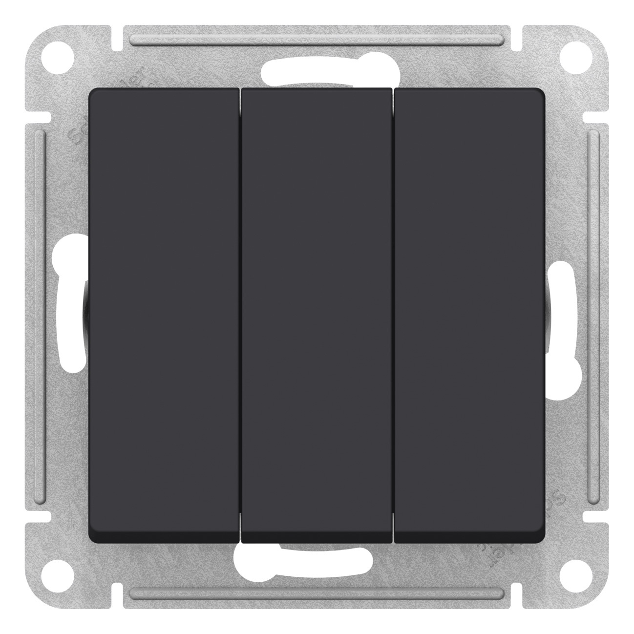 фото Выключатель schneider electric 3-клавишный черный atn001031.6 6 шт