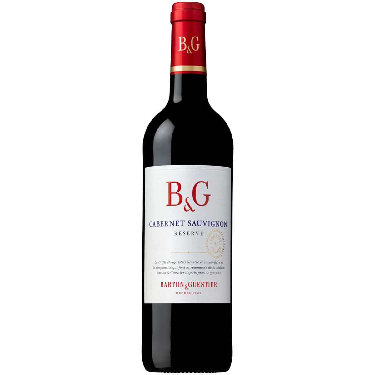 

Вино Barton & Guestier Cabernet Sauvignon Reserve красное полусухое 0,75 л