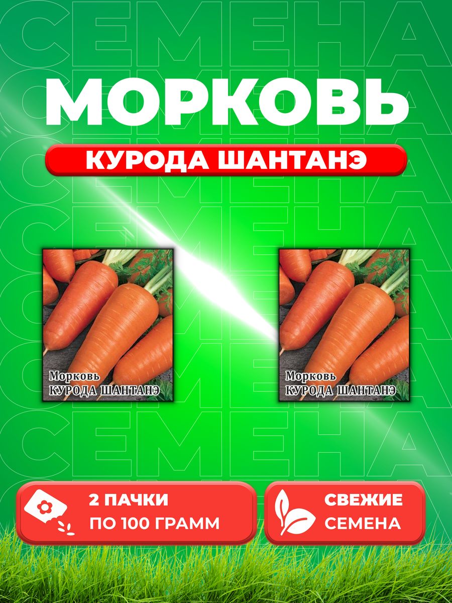

Семена морковь Курода Шантанэ Гавриш 1912236352-2 2 уп.