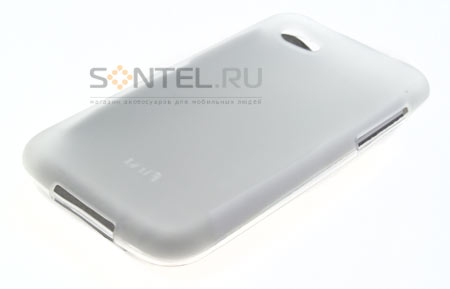 

First HTC Силиконовый чехол белый в тех.уп.