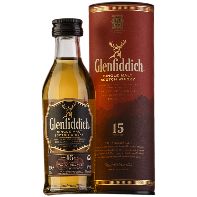 

Виски Glenfiddich 15 Years Old in tube 50 мл