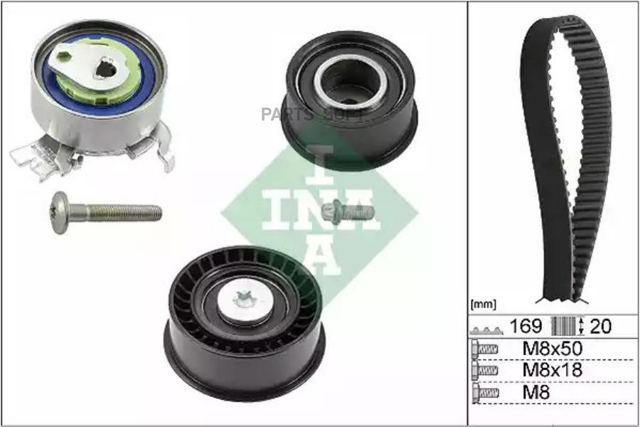 

Комплект ГРМ Opel 1.4 - 2.0 16V Z=169 94>