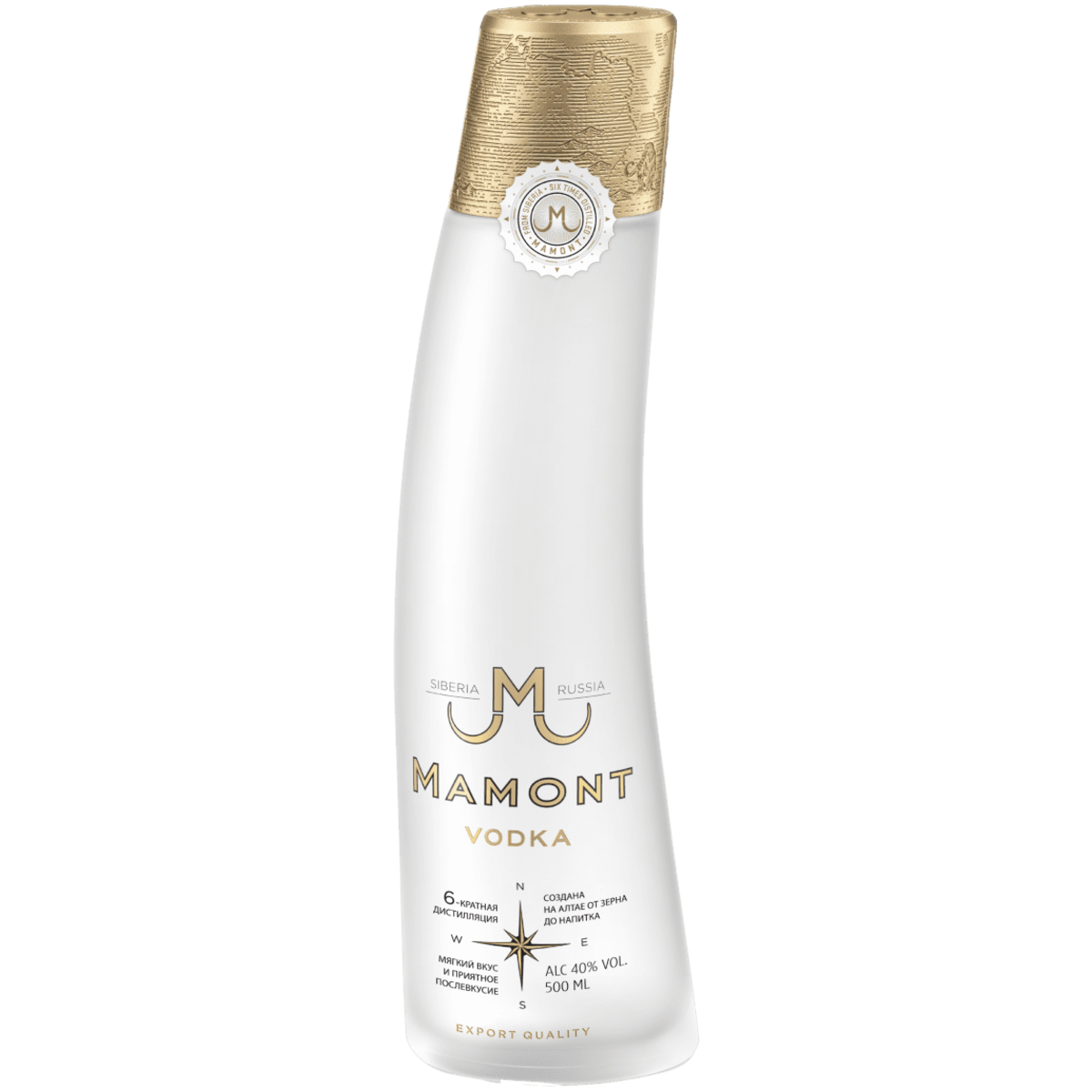 

Водка Mamont, кедр, 40 %, 500 мл