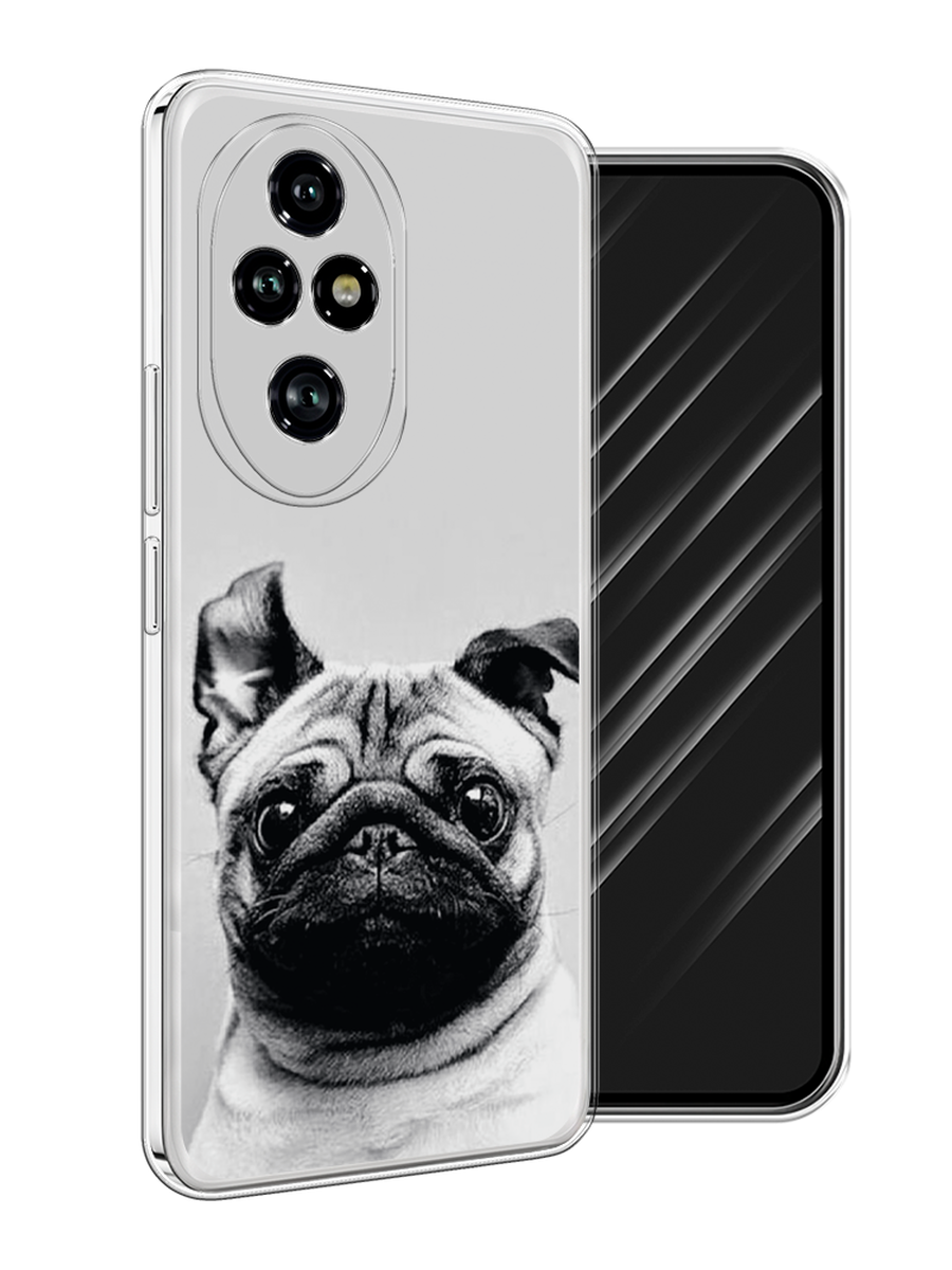 

Чехол Awog на Honor 200 Pro "Ушастый мопс", Серый, 6124850-1