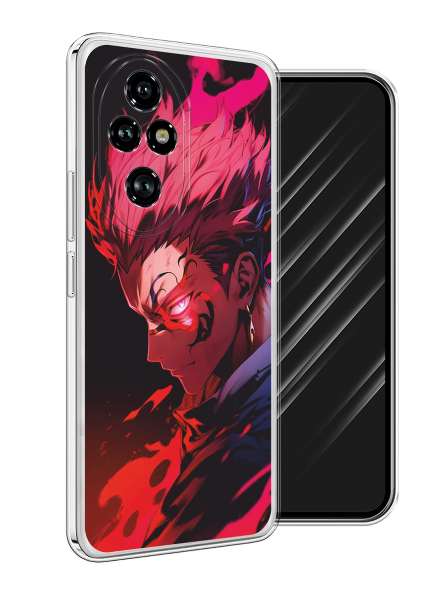 

Чехол Awog на Honor 200 Pro "Взгляд Сукуны", Розовый;красный;черный, 6124850-1