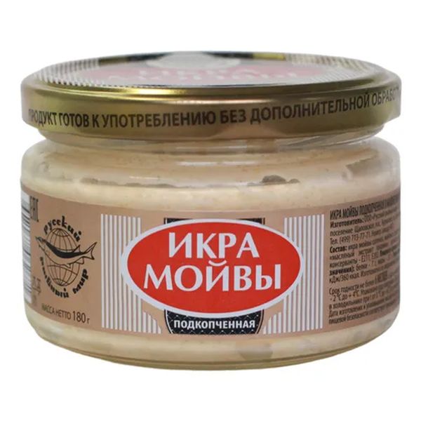 

Икра мойвы Русский Рыбный мир подкопченная в майонезном соусе 180 г