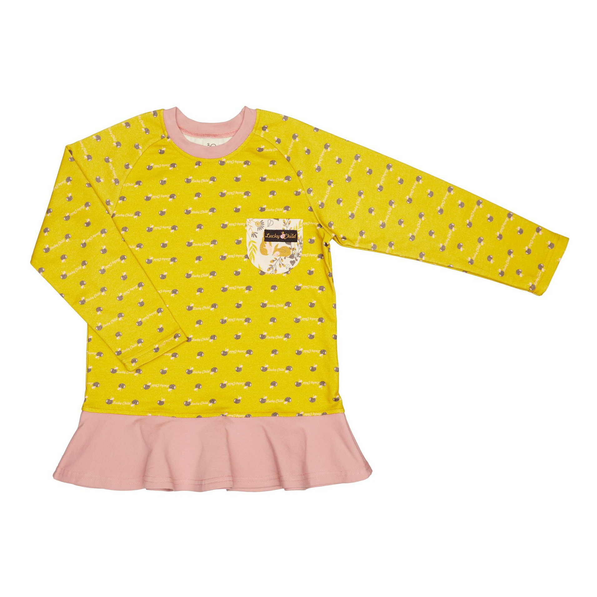 

Толстовка детская Lucky Child, розовый, р. 98, Осенний лес