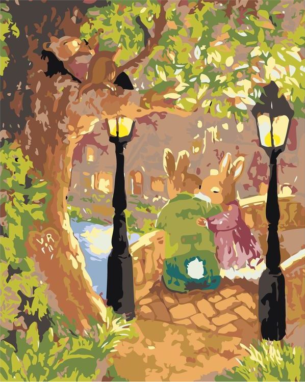 

Картина по номерам Живопись по Номерам Кроличья чета, 50x40, Кроличья чета