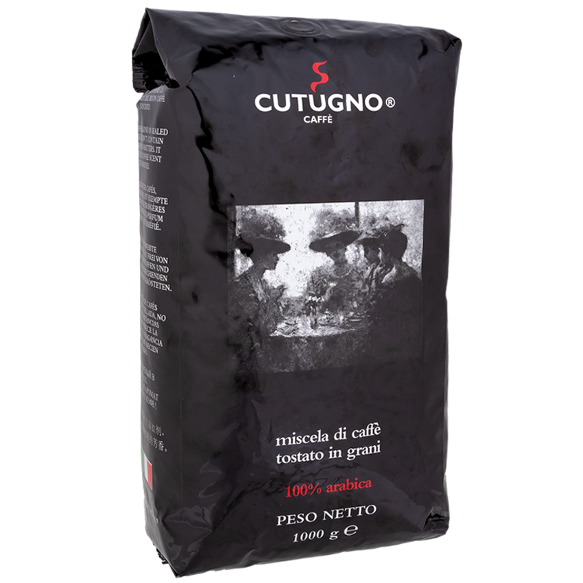 Кофе в зёрнах Cutugno Nero, 100% Arabica, обжарка средняя, 1 кг