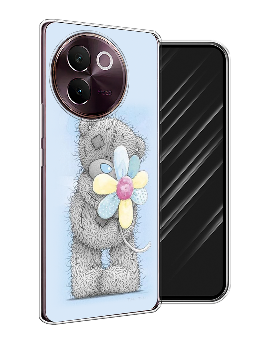 

Чехол Awog на Vivo V30e "Me to you с ромашкой", Голубой;серый;желтый, 2610550-1