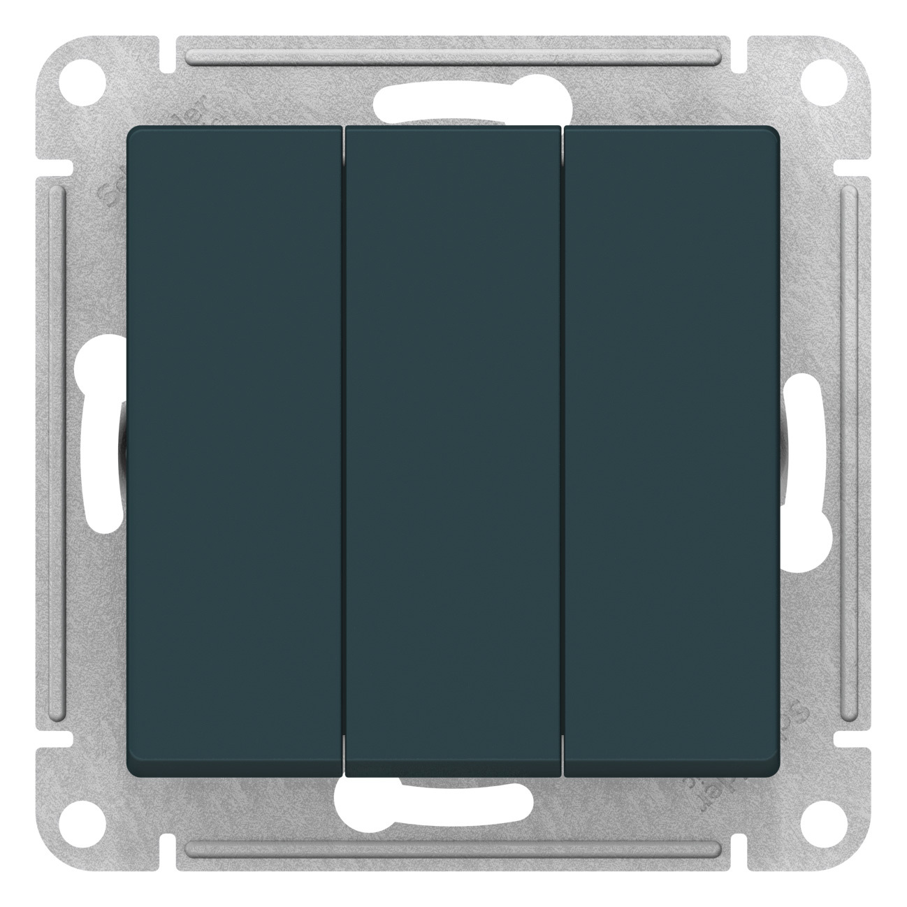 фото Выключатель schneider electric 3-клавишный зеленый atn000831.9 9 шт