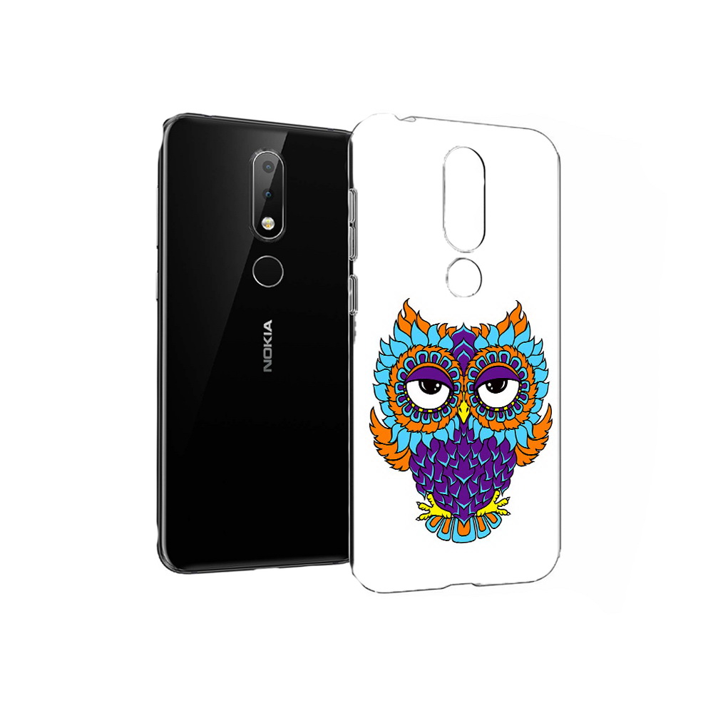 

Чехол MyPads Tocco для Nokia X6 Цветная сова (PT115295.99.198), Прозрачный, Tocco