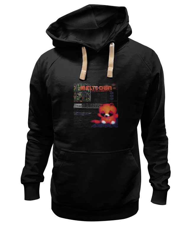 

Худи унисекс Printio Meltdown рисовать черное L, Черный, Meltdown рисовать