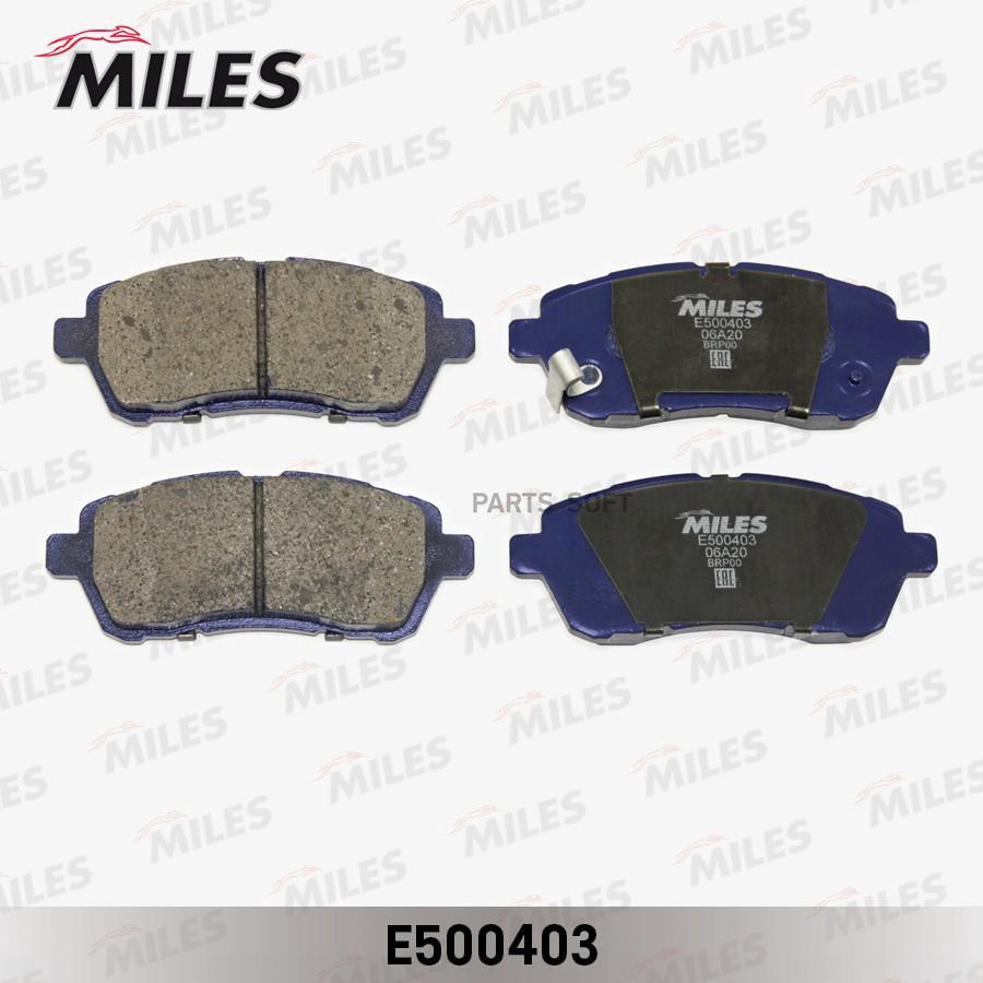 Тормозные колодки Miles дисковые e500403 100059219506