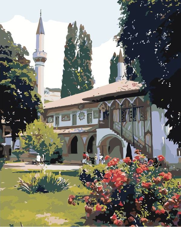 

Картина по номерам Живопись по Номерам Ханский дворец, 50x40, Ханский дворец