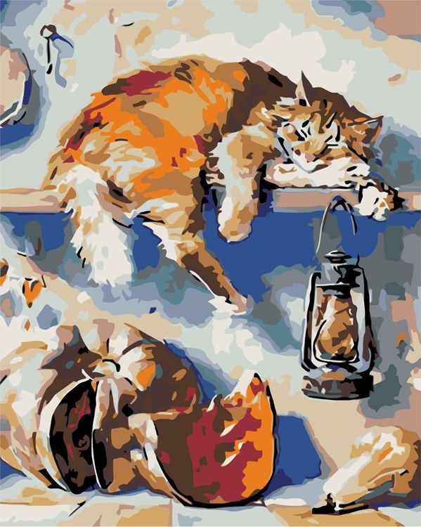

Картина по номерам Живопись по Номерам Полуденный сон, 50x40, Полуденный сон