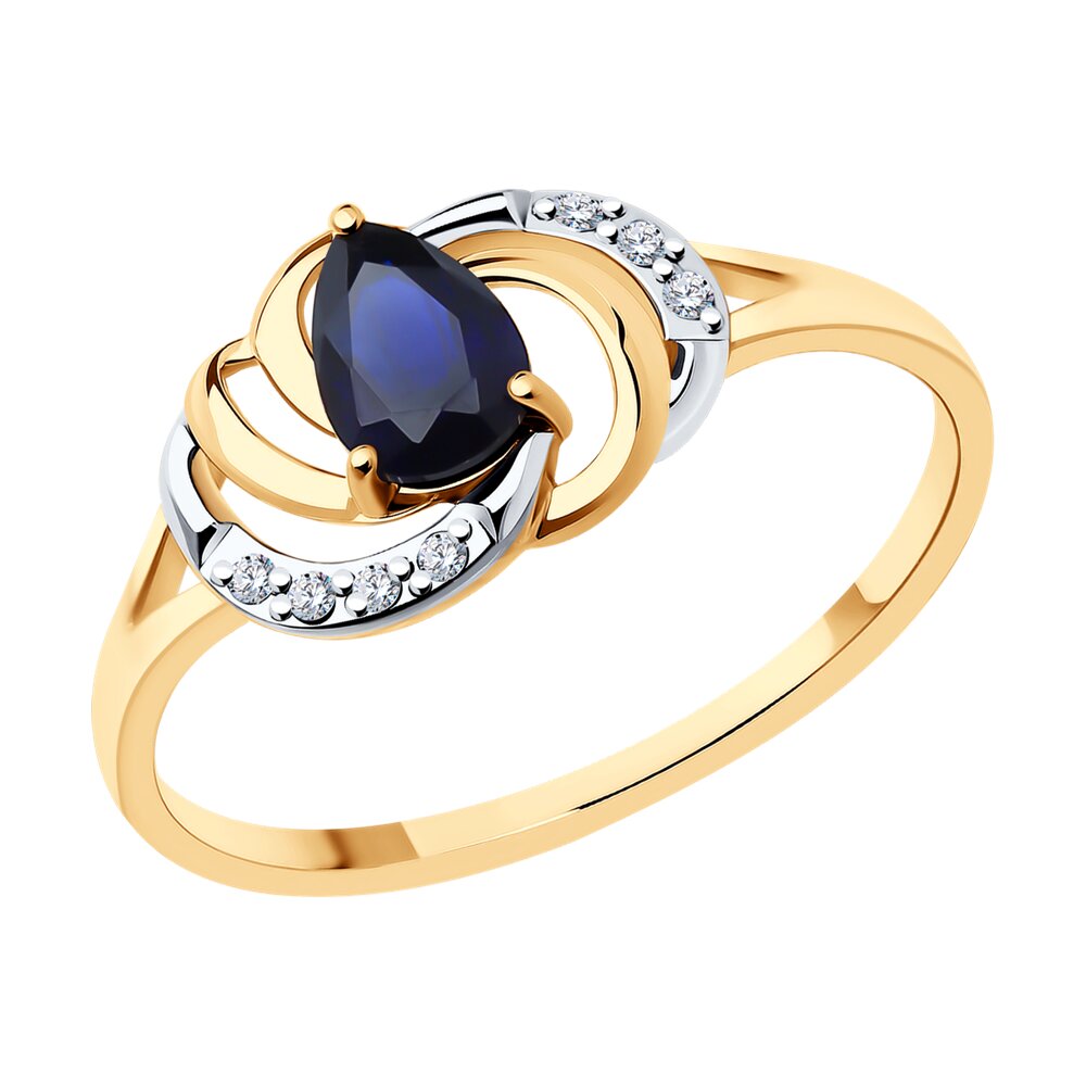 

Кольцо из красного золота с бриллиантом р. 17 SOKOLOV Diamonds 71-00243, 71-00243