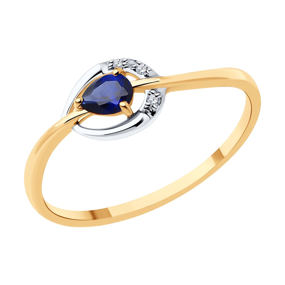 

Кольцо из красного золота с бриллиантом р. 16,5 SOKOLOV Diamonds 71-00178, 71-00178