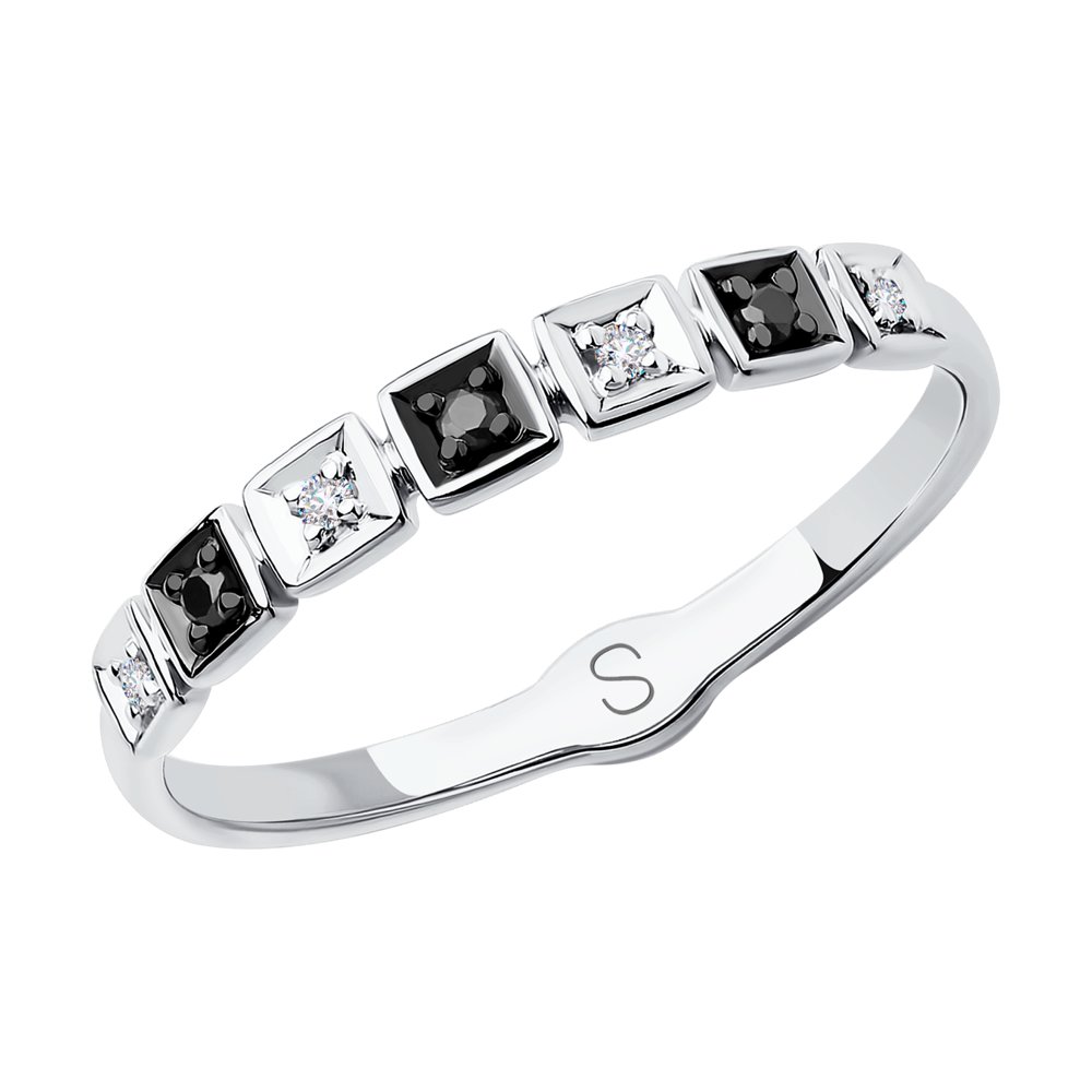 

Кольцо из золота р. 17 SOKOLOV Diamonds 7010055, бриллиант, 7010055
