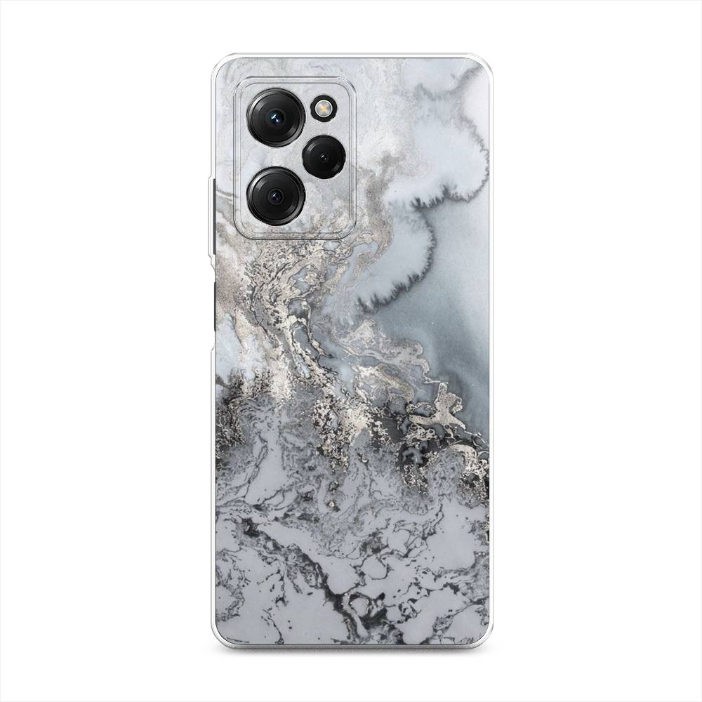 

Чехол Awog на Poco X5 Pro 5G "Морозная лавина серая", Серый;серебристый, 318050-3