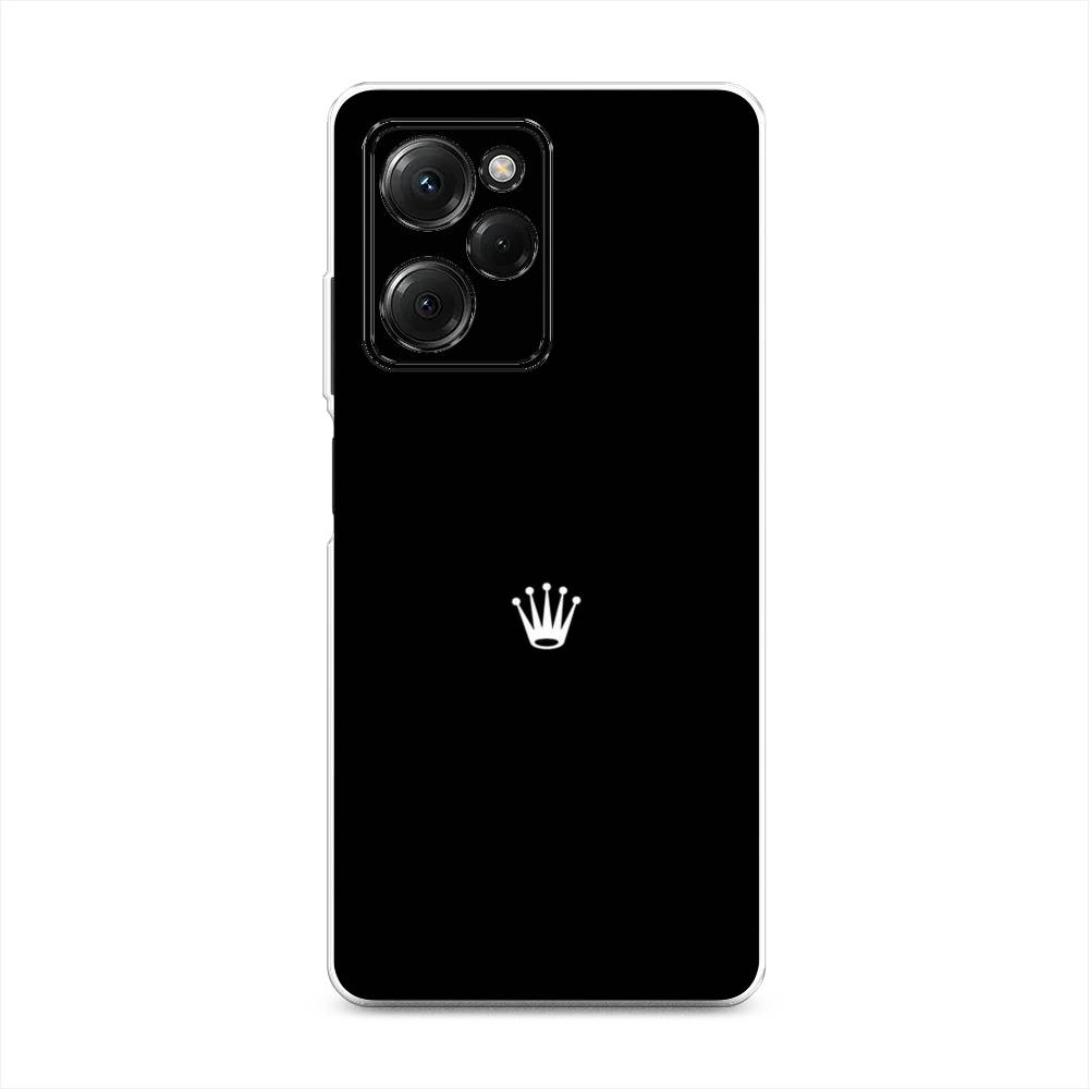 

Чехол Awog на Poco X5 Pro 5G "Белая корона на черном фоне", Черный, 318050-7