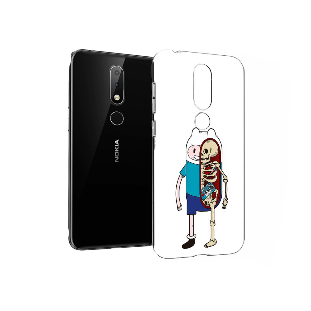 

Чехол MyPads Tocco для Nokia X6 Финн скелет (PT115295.99.187), Прозрачный, Tocco