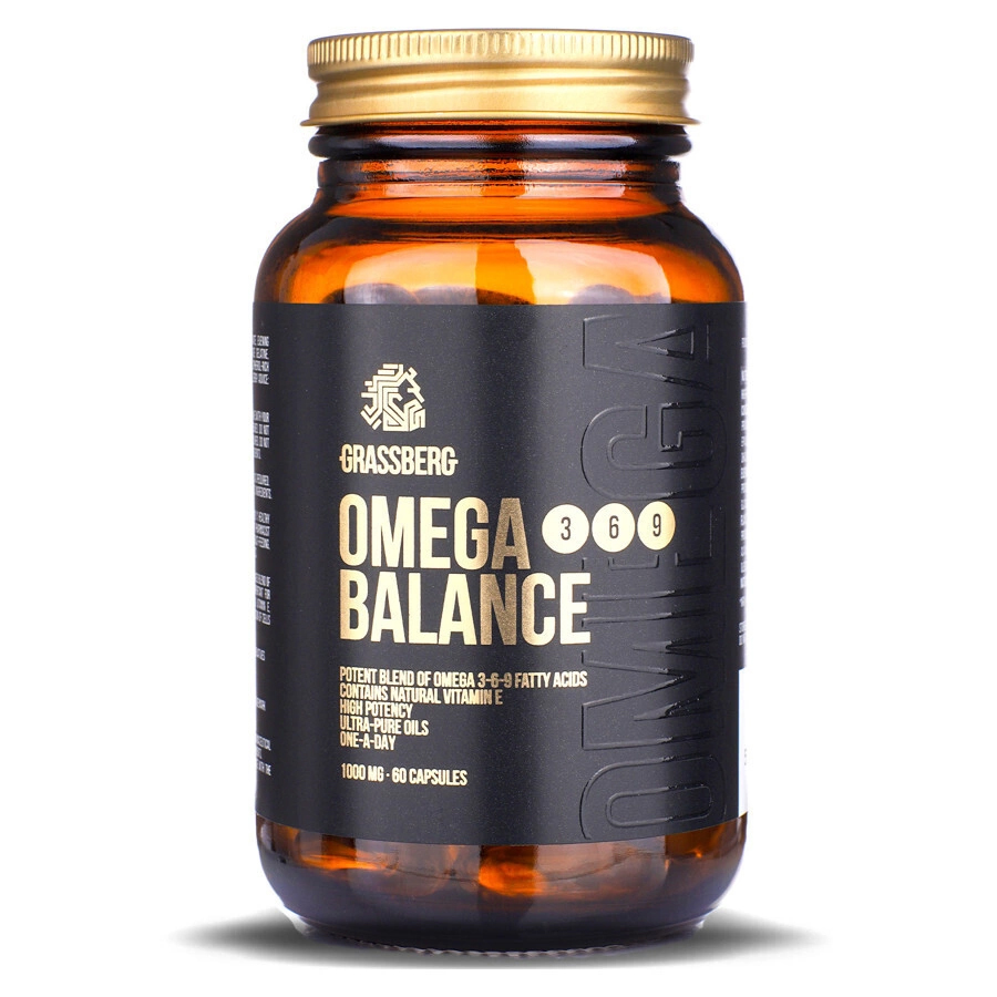 фото Grassberg omega balance 3-6-9 1000 mg - 90 капсул