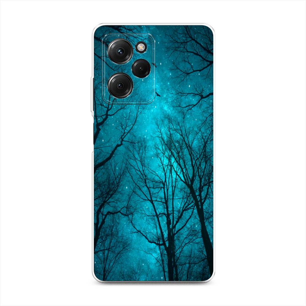 

Чехол Awog на Poco X5 Pro 5G "Сказочный лес", Черный;голубой, 318050-4
